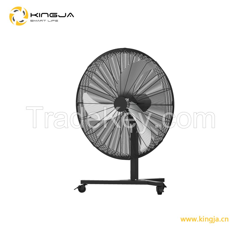 Quiet 36 inch standing up fan with silent operation and wheels