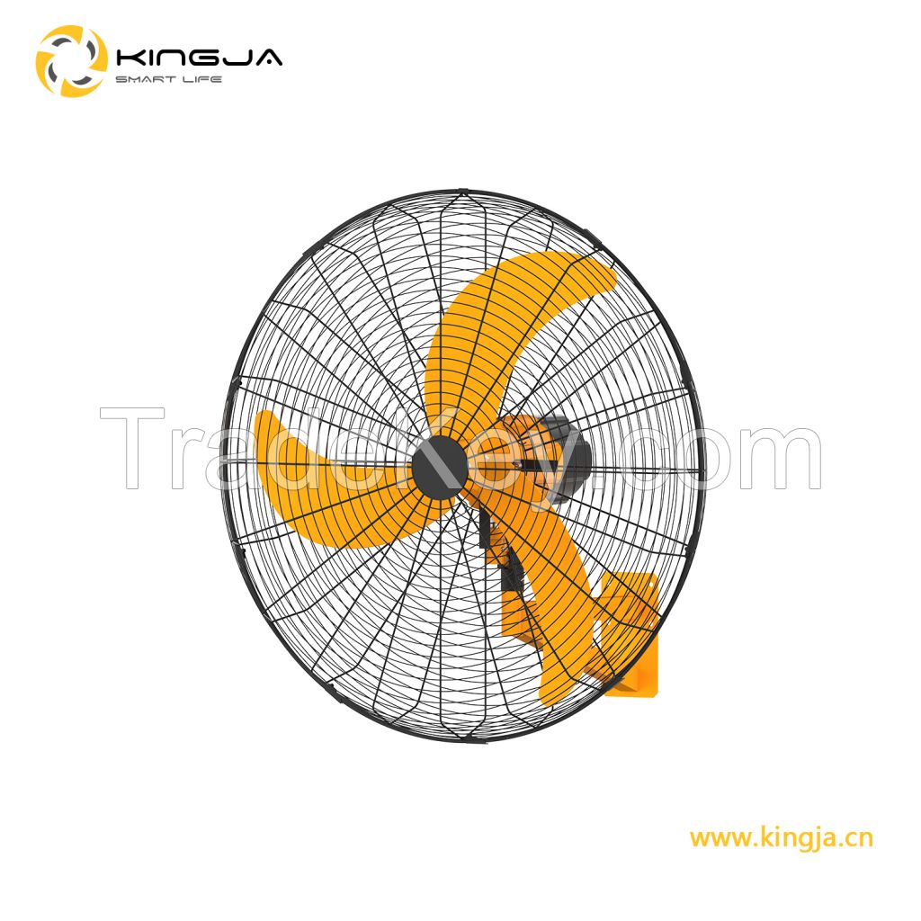 Wall mounted 36 inch fan with oscillation feature and WiFi connectivity