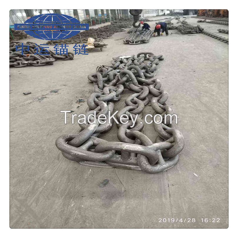 Steel ship anchor chain for sale 2mm-32mm anchor chain