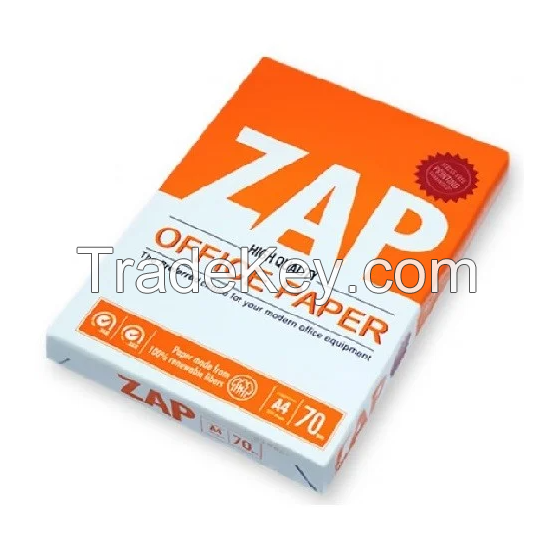 Premium Quality Zap- A4 Copier paper 80GSM/75GSM/70GSM