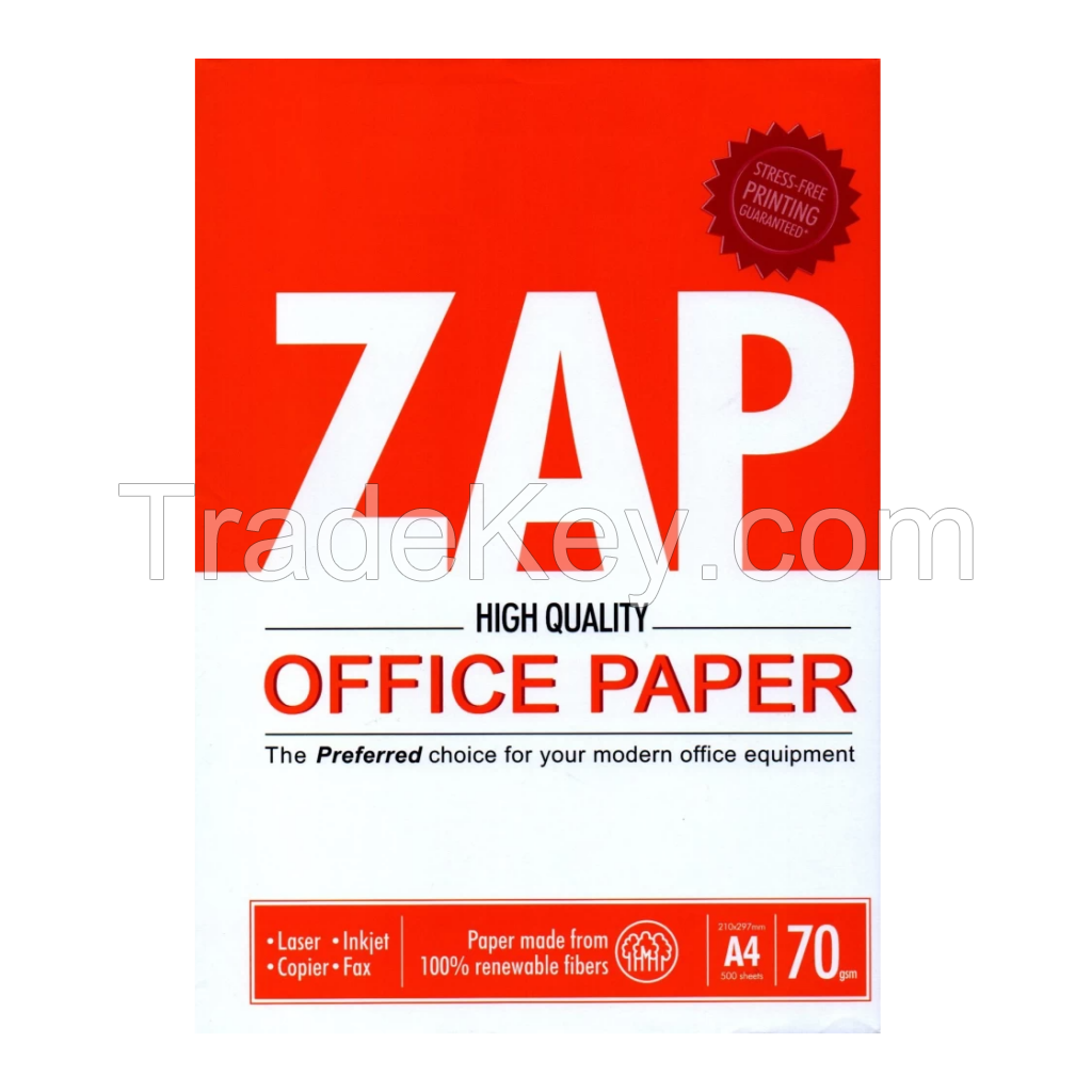 ZAP- OFFICE PAPER 80GSM A4 500S