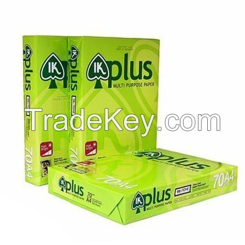 Top Suppliers of IK- Plus Multi Purpose Copy Paper A4 80GSM For Sale