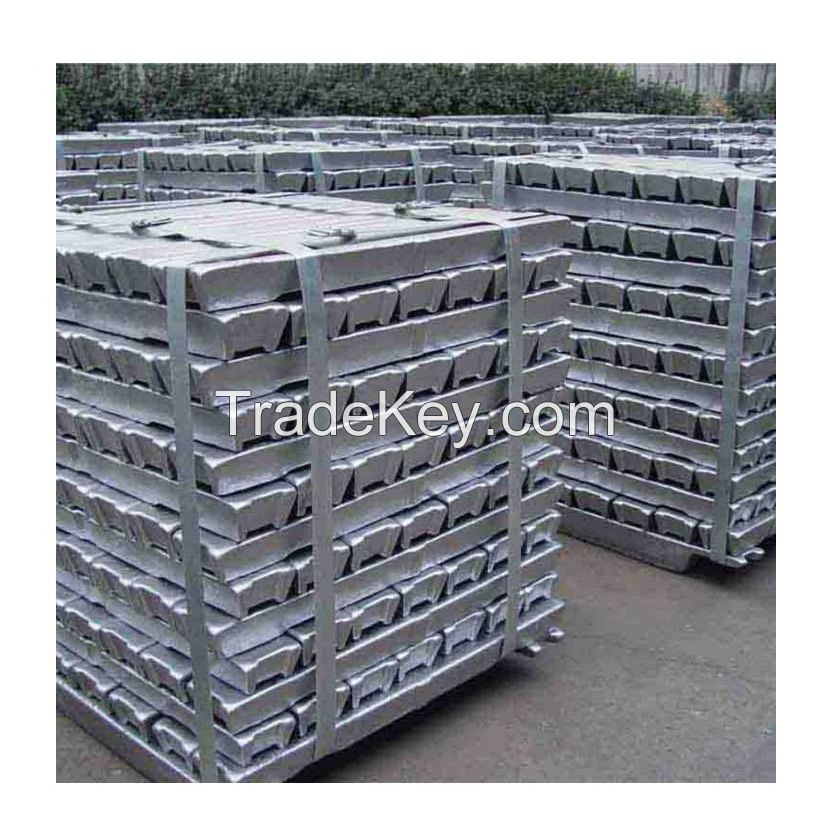 99.9% Purity Primary Aluminium Extrusion Square Ingots and Billets Alloy A6 A8 A7 ADC12