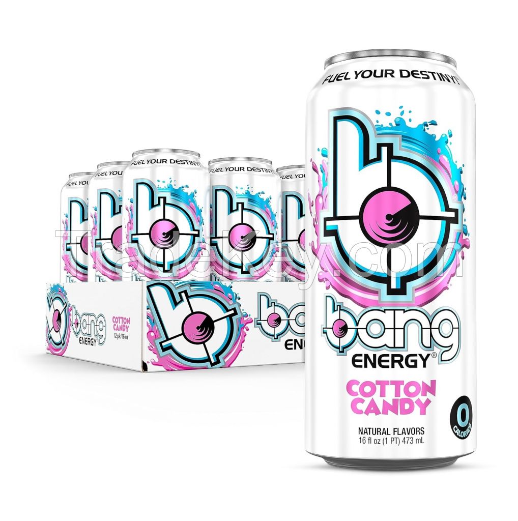 Energy Drink - Cotton Candy Flavor Energy Drinks 