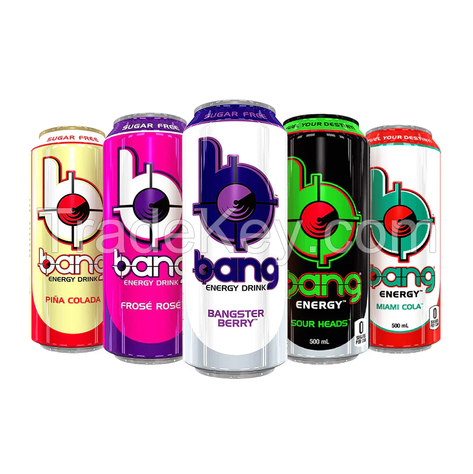 Buy Energy Drink 0 Calories Sugar Free with Super Creatine 8 Flavor Bang Energy Variety Pack