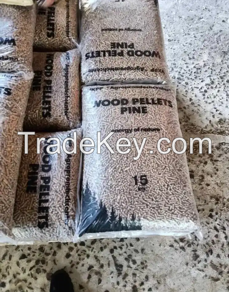 Top Europe Pine Wood Pellets 15kg Bags Wholesale