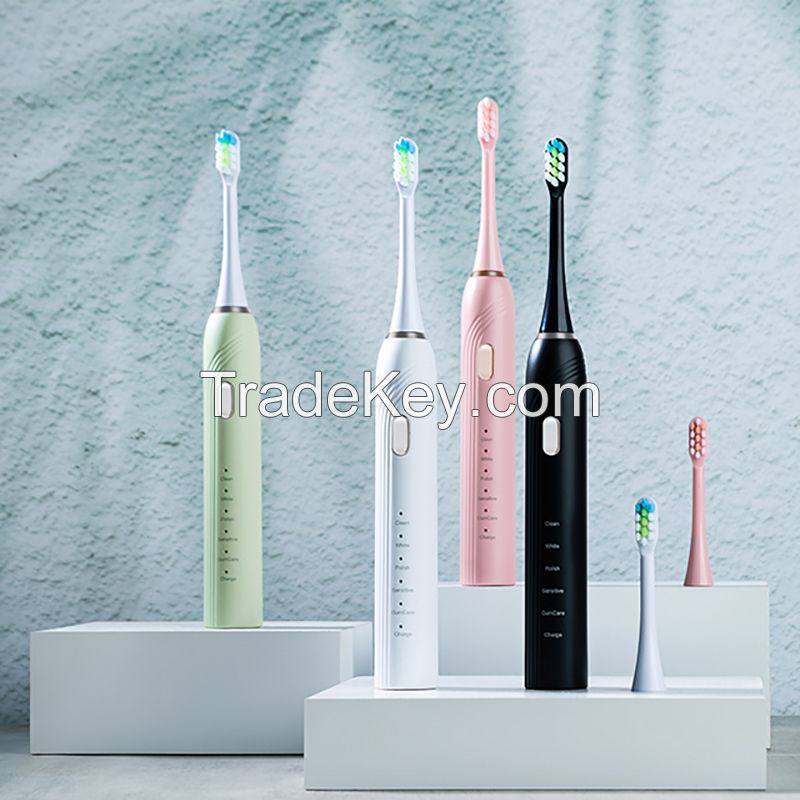 High Quality Adult Round Electric Tooth Brush Ultrasonic Automatic Electronic Toothbrush Smart Sonic Electric Toothbrush Oem