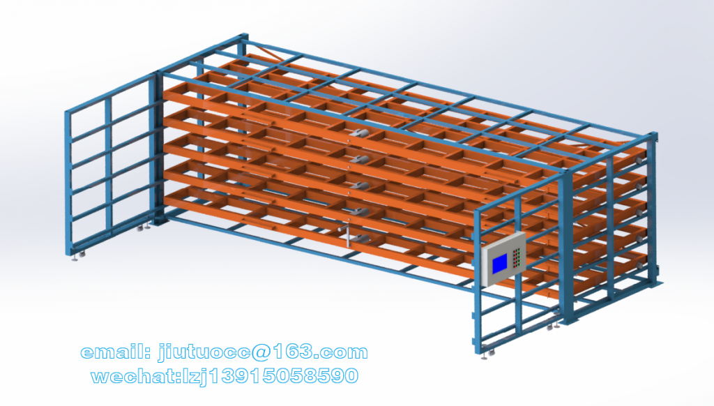Roll Out Sheet Metal Rack