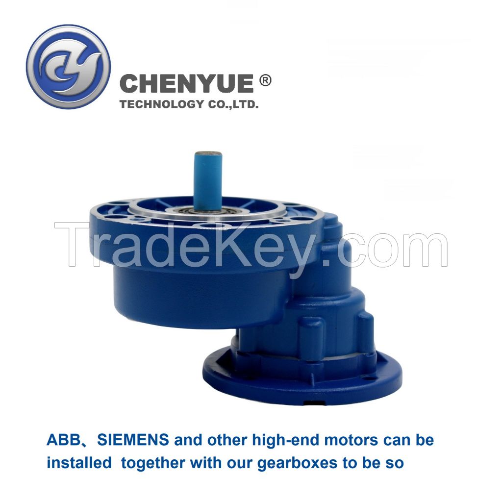 CHENYUE High Torque Worm Gearbox CYPC51 Input 11/14/19/mm Output 14/19mm Non-integral Speed Ratio from 2:1 to 5:1 Free Maintenance