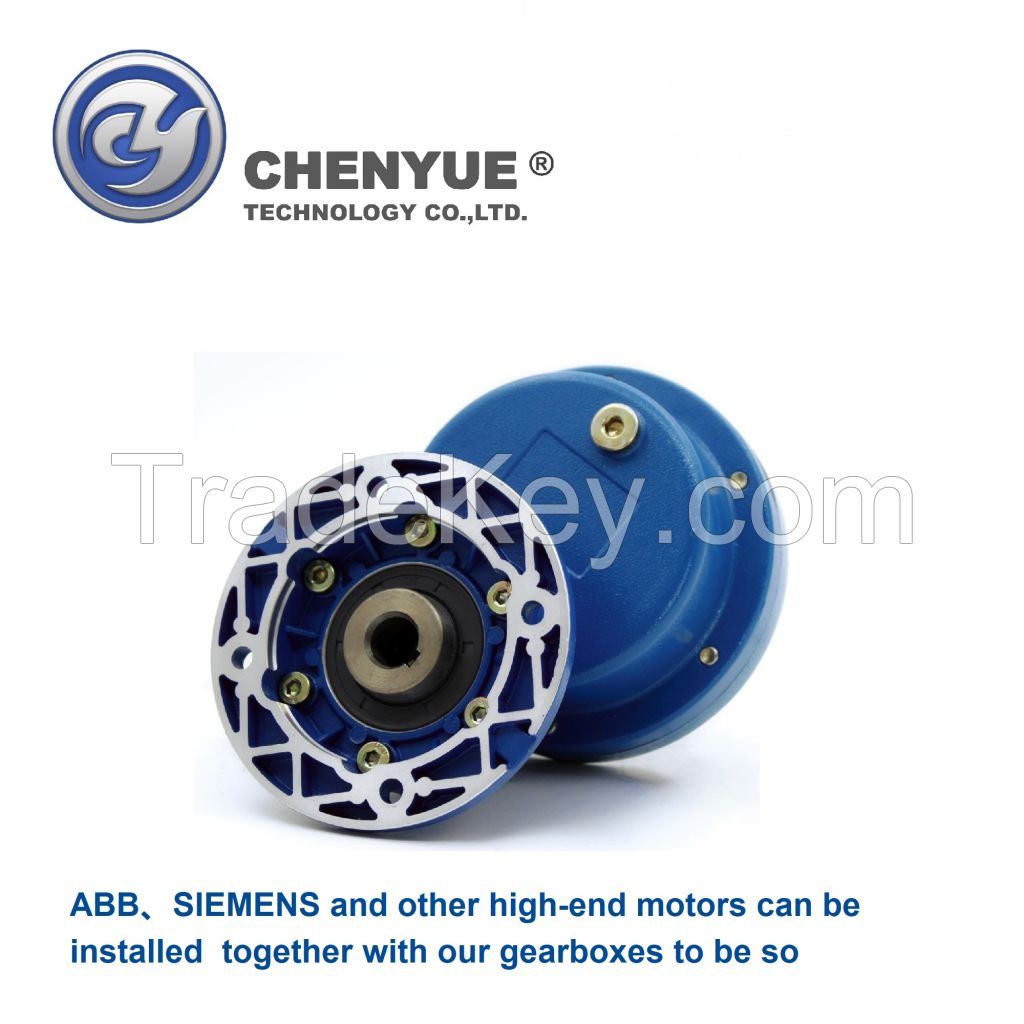 CHENYUE High Torque Worm Gearbox CYPC51 Input11/14/19/mm Output14/19mm Non-integral Speed Ratio from 2 to 5 Free Maintenance