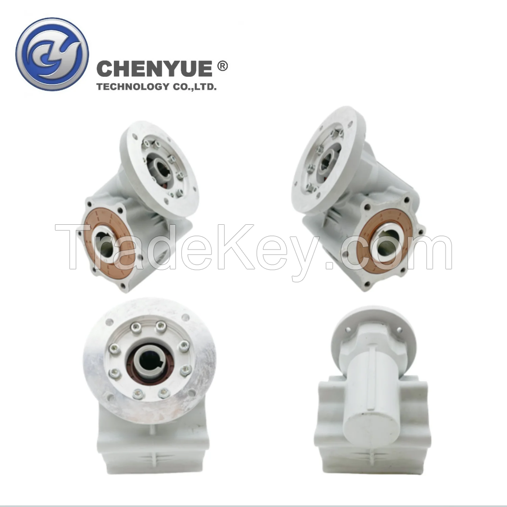 CHENYUE Special Speed Reducer Waterproof Worm Gearbox CYXRV70 Input 19 Output 30mm Ratio10:1-30:1 for Automatic Car Washing