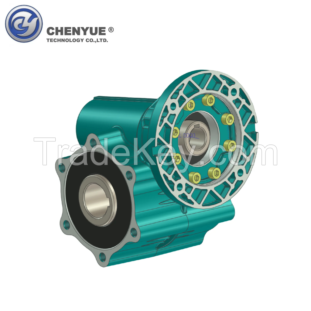 CHENYUE Special Speed Reducer Waterproof Worm Gearbox CYXRV70 Input 19 Output 30mm Ratio10:1-30:1 for Automatic Car Washing