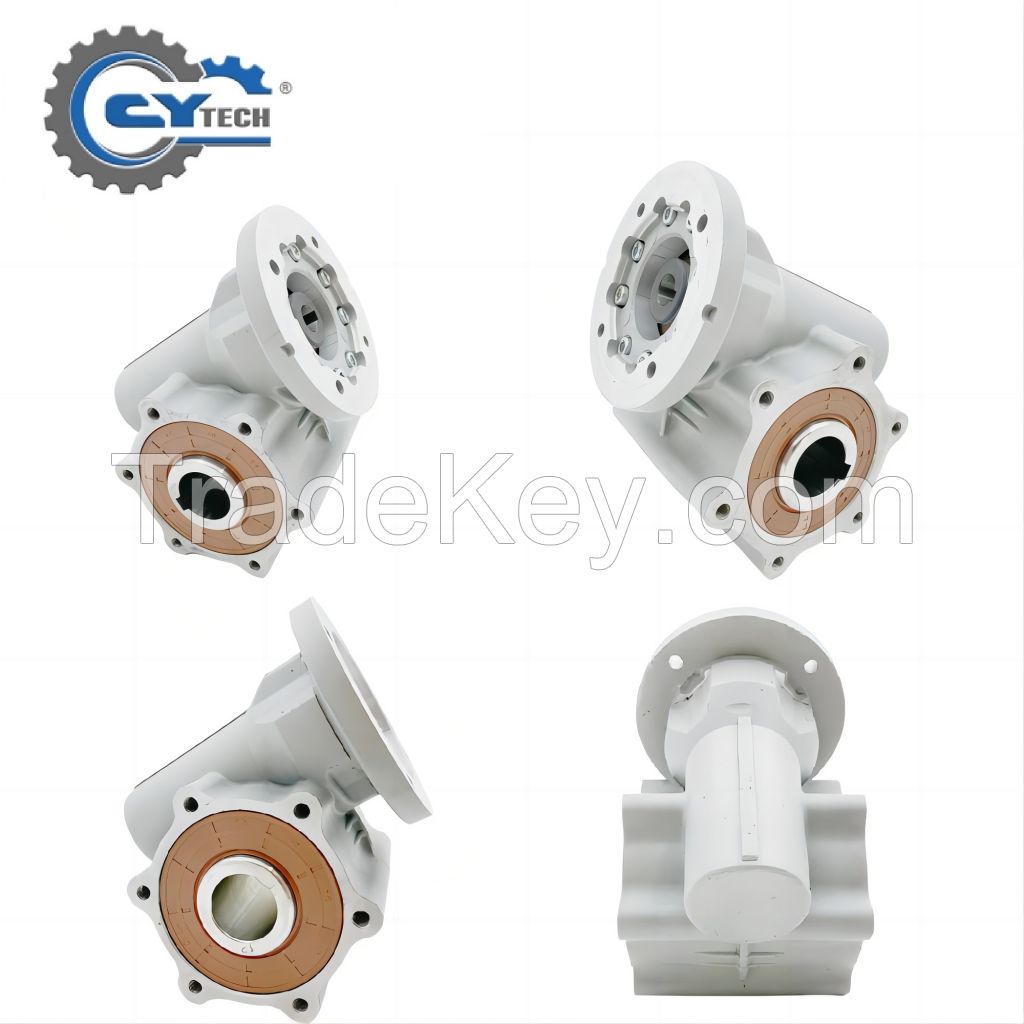 CHENYUE Special Speed Reducer Waterproof Worm Gearbox CYXRV60 Input 14 Output 30mm Speed Ratio from 10:1 to 30:1 for Automatic Car Washing