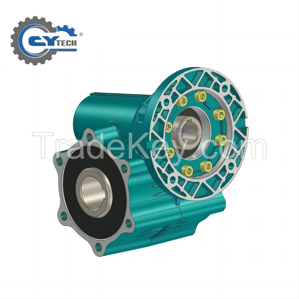 CHENYUE Special Speed Reducer Waterproof Worm Gearbox CYXRV70 Input 19 Output 30mm Ratio10:1-30:1 for Automatic Car Washing