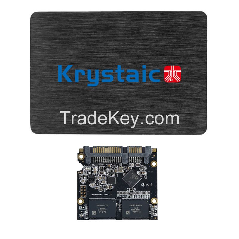 Krystaic 2.5 SATA III SSD 128GB 256GB 512GB 1tb 2tb Solid State Drives for Computer Parts Desktop Laptop Wholesaler Price