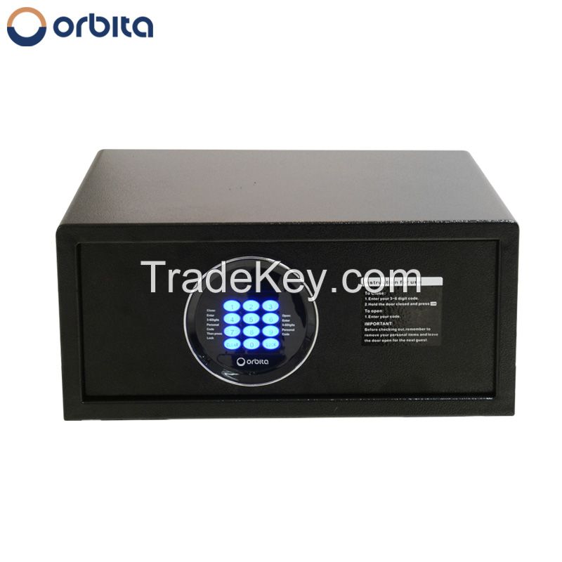  Laptop mini size hotel room safe box electronic safety box with password two keys smart hotel safe