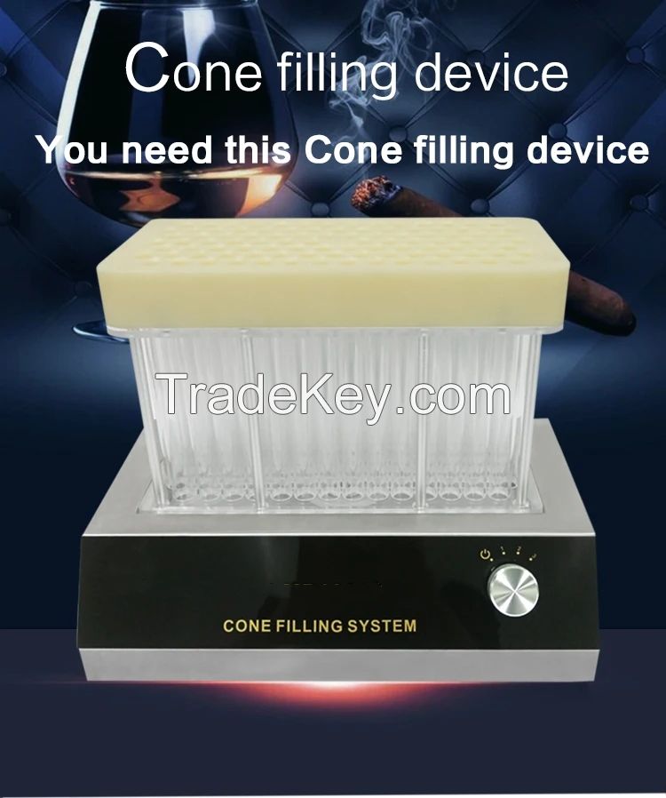 100pcs Pre Roll Cone Filling Machine King Kong For Pre-rolled cones Suitable For 70mm/84mm/98mm/109mm