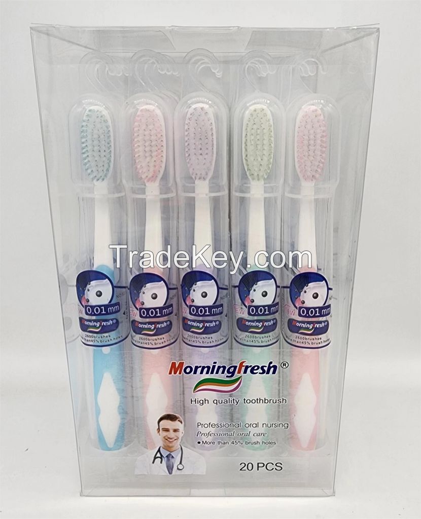 Deep clean toothbrush soft bristle