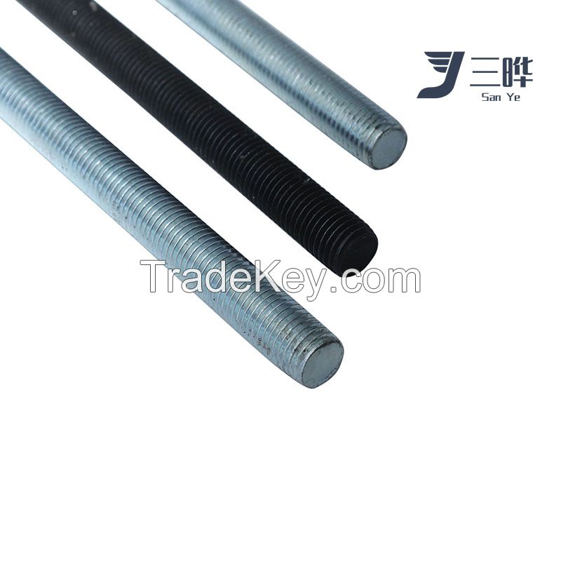 SANYE 8.8 10.9 Grade Din 975 1-3m m16 M8 M10 M12 Galvanized Threaded Rods