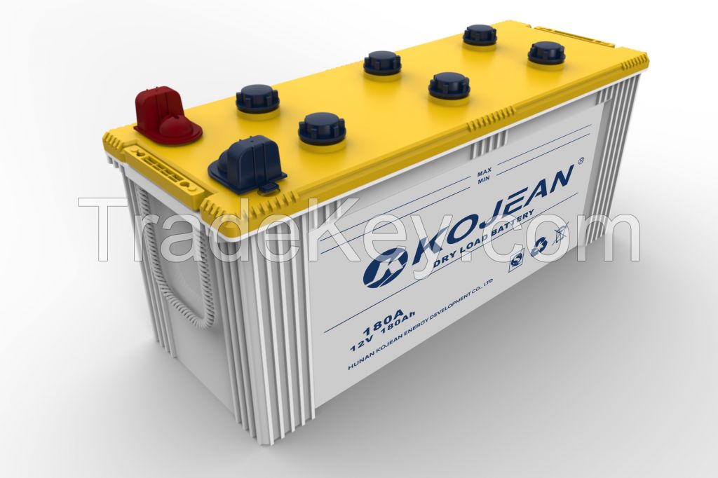 KOJEAN Dry charge battery 180Ah