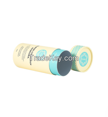 Aluminum Foil Cans Food Cylinder Packaging Boxes Food Grade Foamed Paper Tube Small Sheet Printed Recyclable Degradable