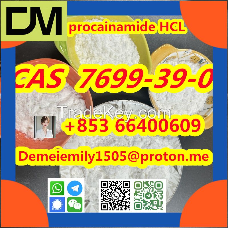 CAS 7699-39-0 procainamide hydrochloride from China Factory Supply Hot Selling High Purity High Quality Best Price safe delivery.