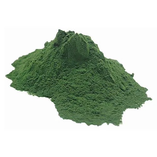 spirulina powder, banana powder, guar gum powder