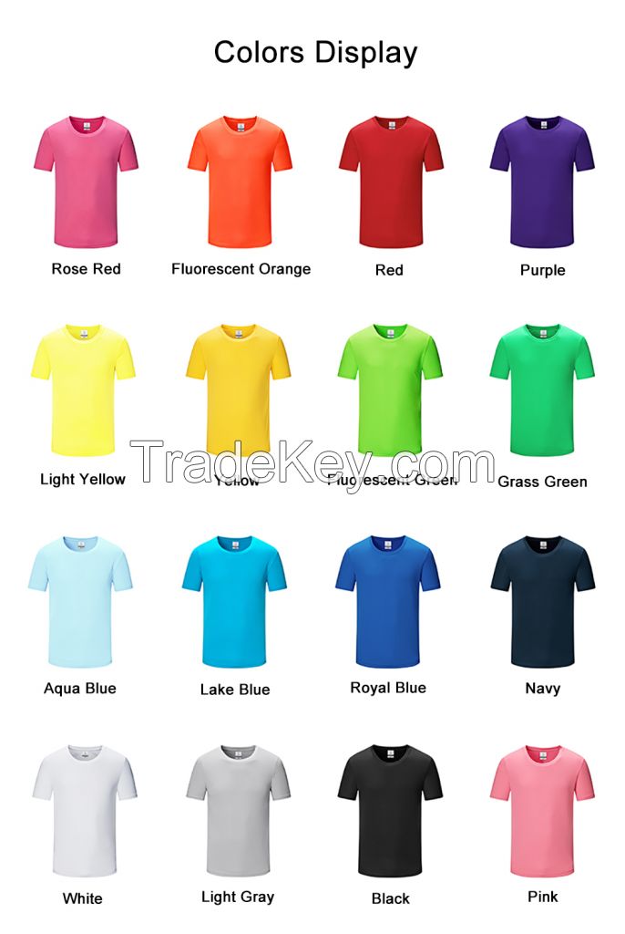 140GSM 100% Polyester T shirt