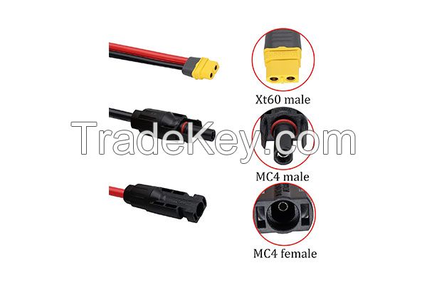 XT60 to MC4 Solar Charge Adapter Cable
