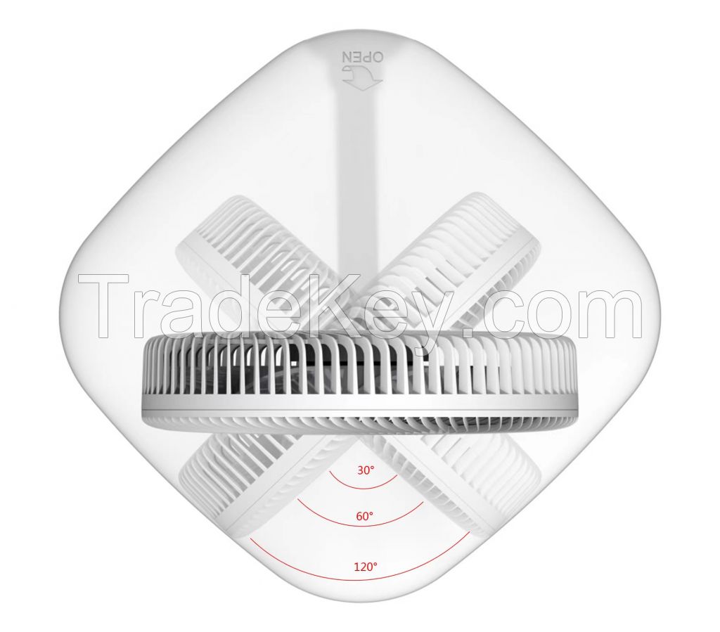 JIXIN Ultra Quiet Pedestal Pan/Desktop Fan Floor Fan Remote Control Low Voltage Fan