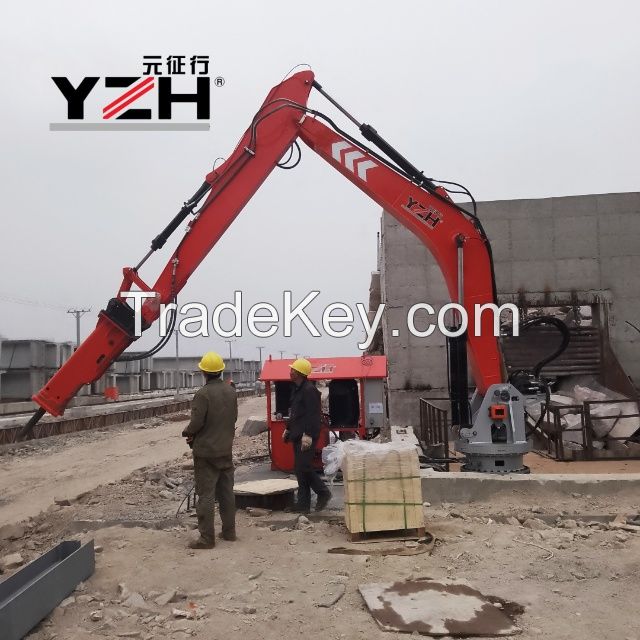 YZH hydraulic rock breaker boom