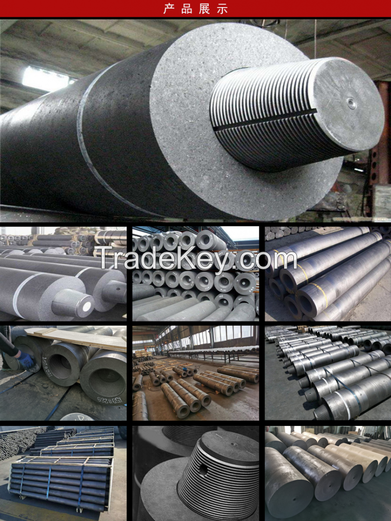 manufacture RP 200 mm RP 150mm 1800mm Graphite Electrode for steel melting