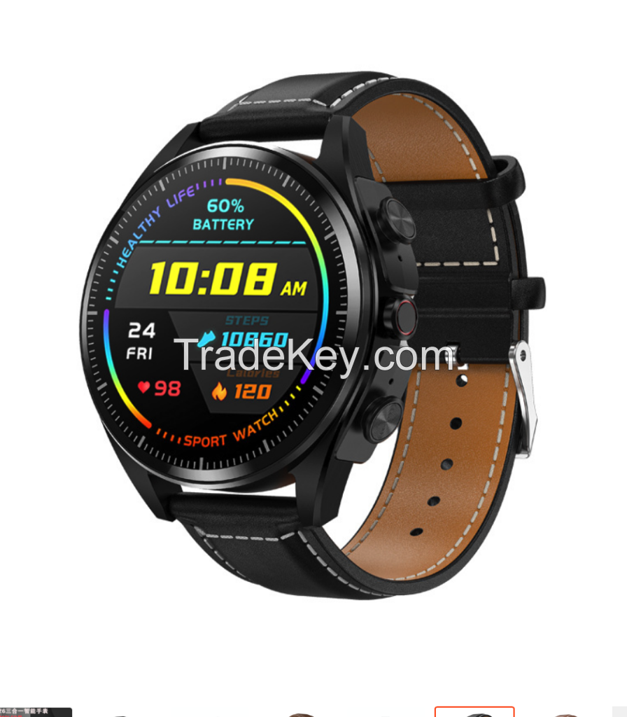Moonshine new product F26 smartwatch, Bluetooth headset 3-in-1 4GB heart rate monitoring offline payment sports watch