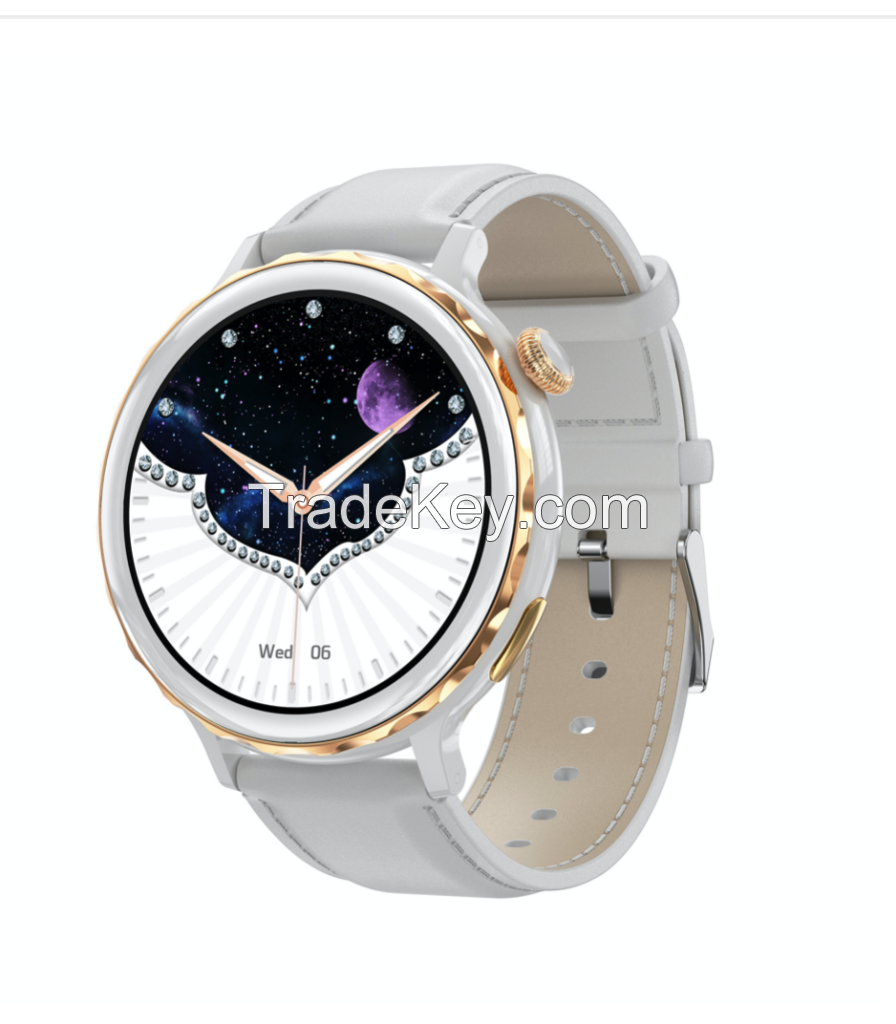 Moonshine  Women's Fashion Smart Watch NFC Offline Payment Heart Rate Blood Oxygen Health Monitoring Message Reminder Bluetooth Watch