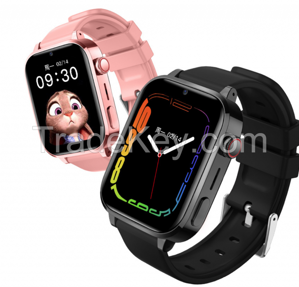 Moonshine In stock suitable for male and female children's phone watches, all network connected 4G card waterproof positioning, no call available Game Watch