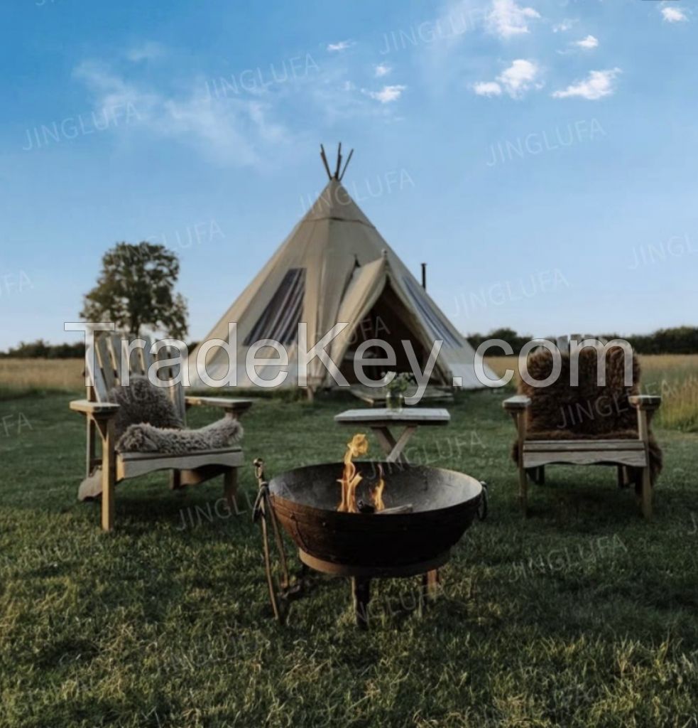 Wild Luxury Series - Indian Tribe Tent Color Starry Khaki