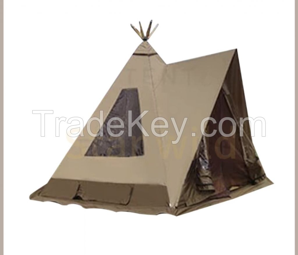 Wild Luxury Series - Indian Tribe Tent Color Starry Khaki