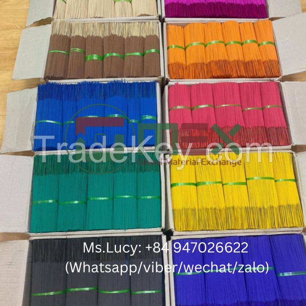 High Quality Un-scented or Scented Incense Sticks in Various Colors Agarbatti Product From Vietnam