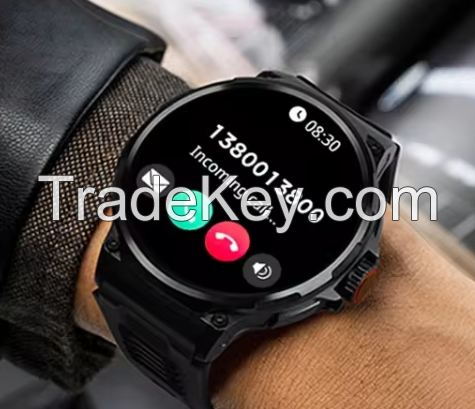 2024 Dafit 1.85 Inch HD big Touch Screen Displays Men Rotary encoder Phone Call 710mAh Long Battery SmartWatch NRD05 smart watch