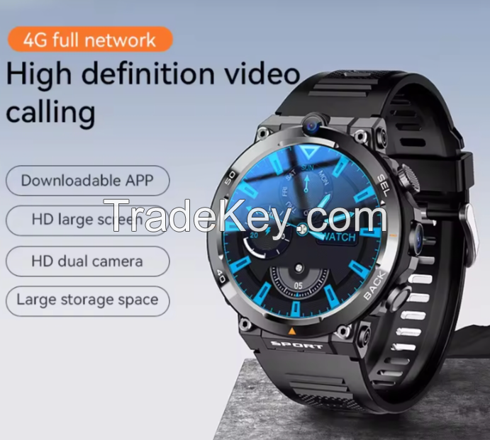 2024 New Phone Call Camera 4G lte Smartwatch Manufacturer Men Gps Android Sim Card 4G Smart Watch