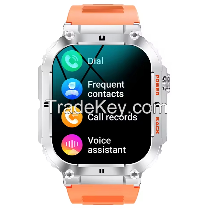 Custom logo hombre smartwatch 100+ sport modes BT call calorie consumption relojes inteligentes fashion K57 Pro men smart watch