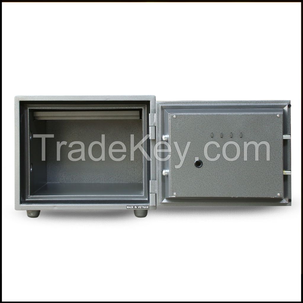 Vaultix Fire Proof Steel Digital Safebox Grey - 41X48X38 CM