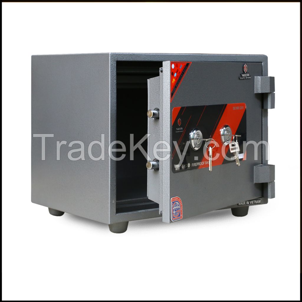 Vaultix Fire Proof Steel Digital Safebox Grey - 41x48x38 CM
