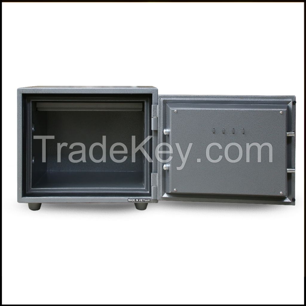 Vaultix Fire Proof Steel Digital Safebox Grey - 41x48x38 CM