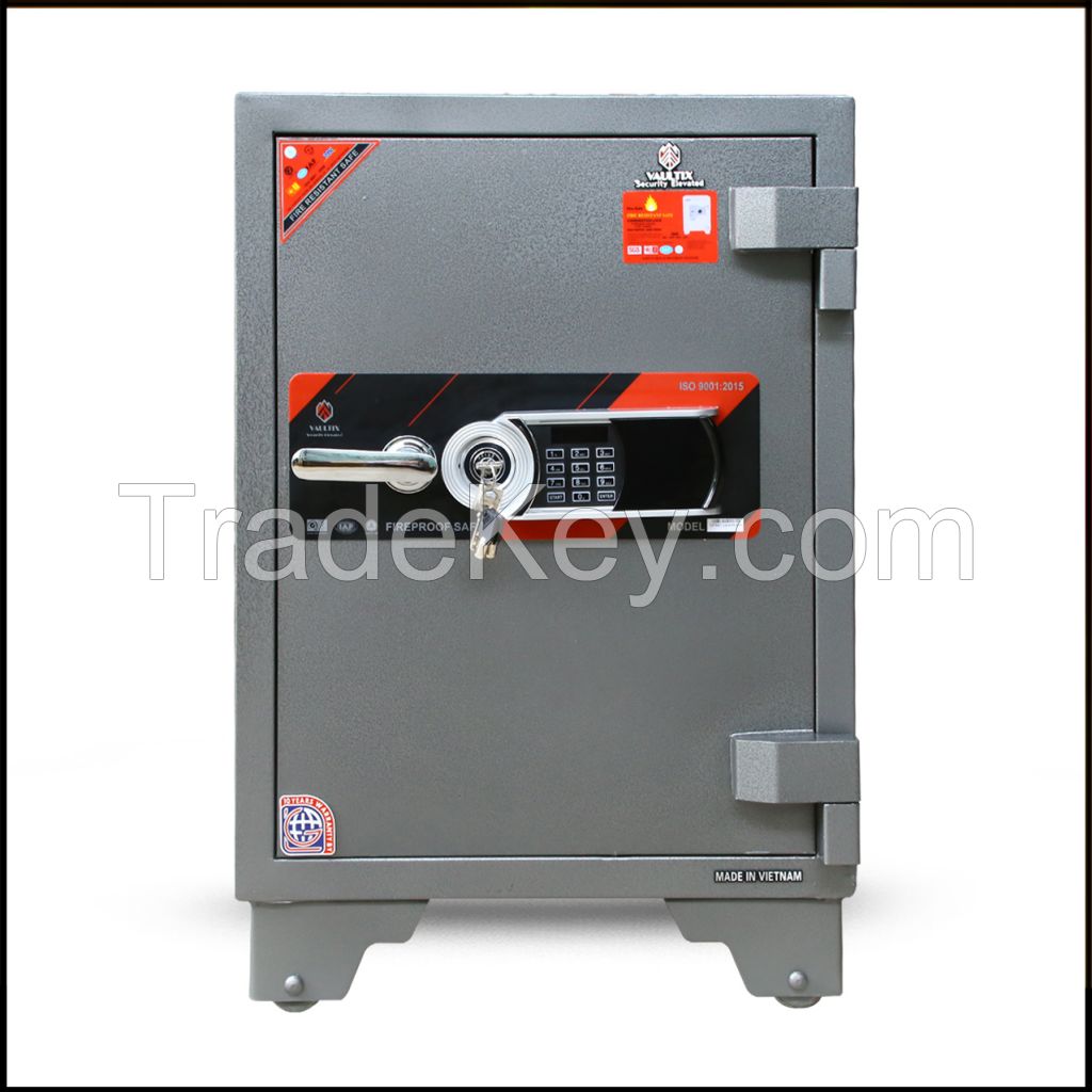 Vaultix VX70E7 Fire Proof Steel Digital Safebox Grey - 70X45X46 CM