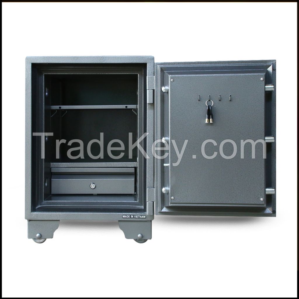 Vaultix VX59E7 Fire Proof Steel Digital Safebox Grey - 59X42X48 CM