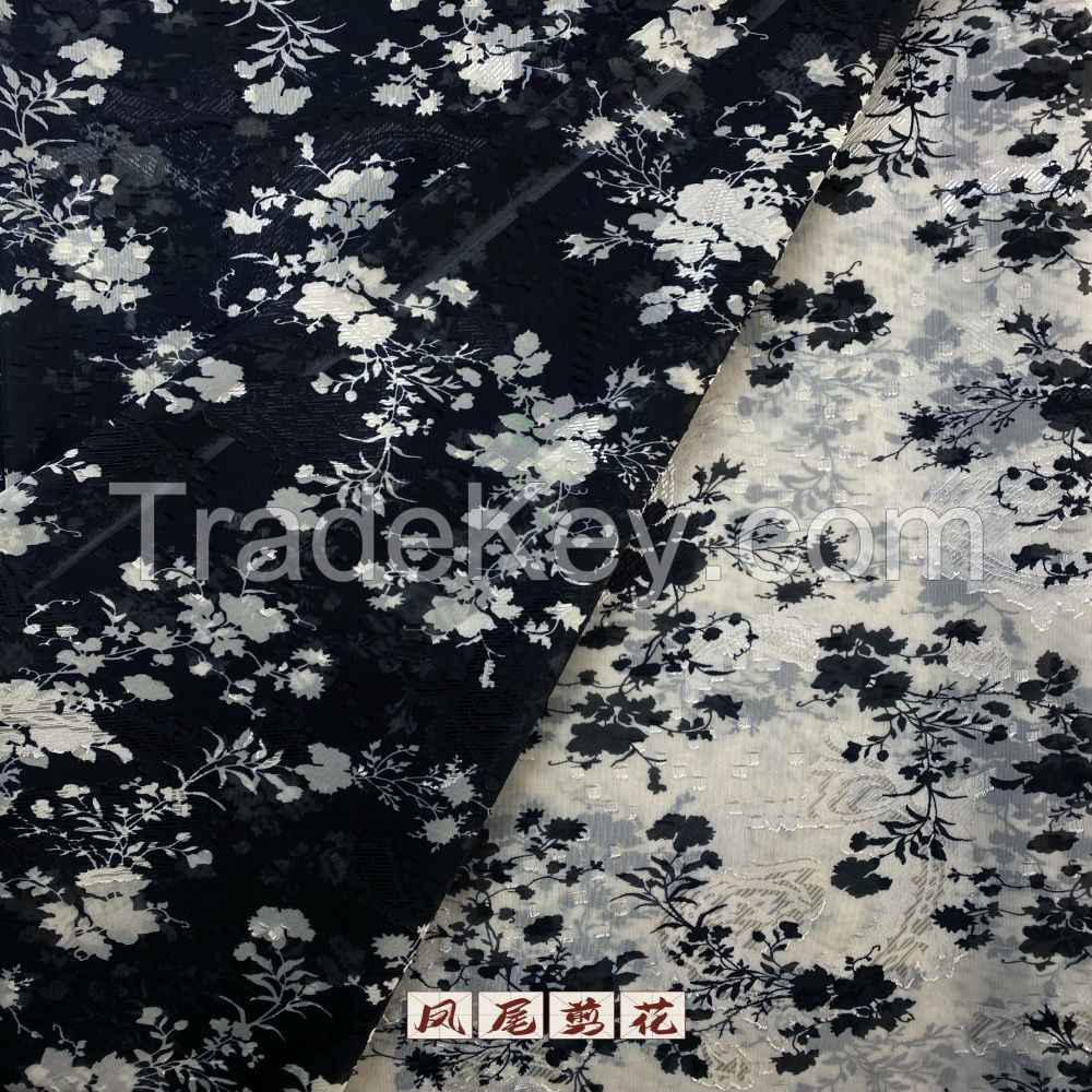 Customised wholesale digital printing chiffon fabric 100 polyester garment fabrics