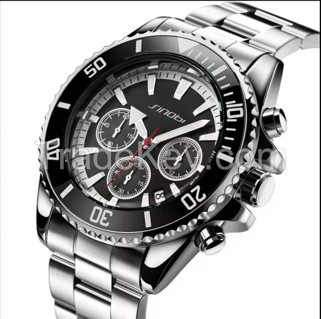 Top Sales Quartz Watches for Men Wholesale Waterproof Collection for the Modern mens watch with custom logo made in china