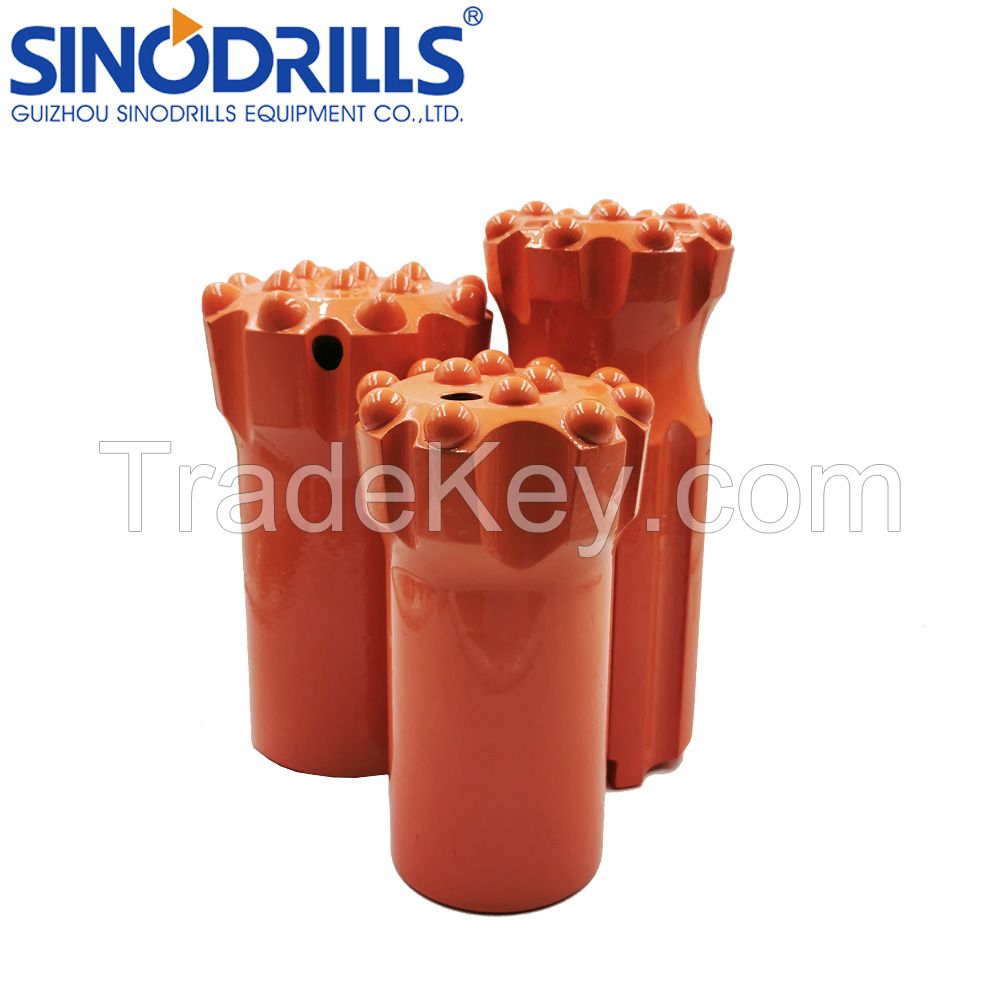 T38 T45 T51 top hammer mining threaded button bit for rock drilling