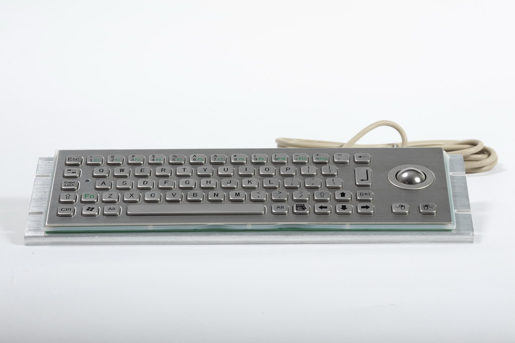 Metal Trackball Keyboard